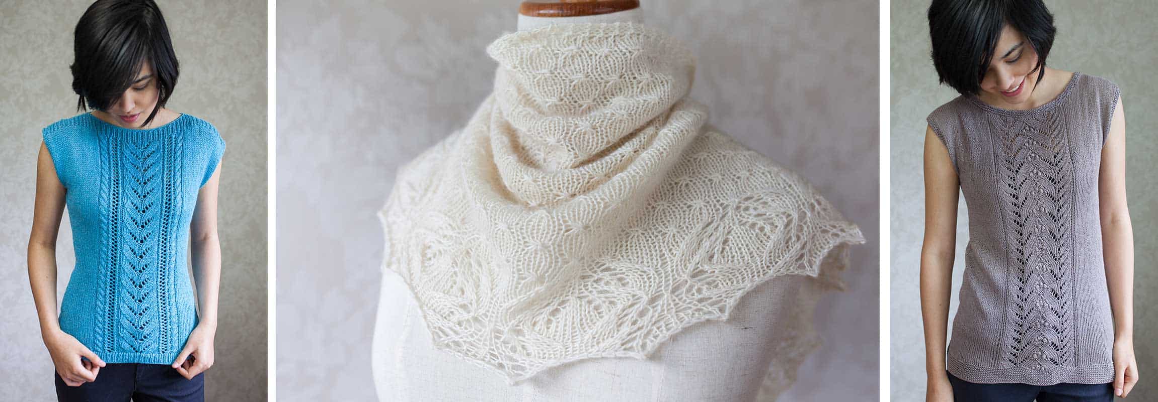 aroha tops and shawl