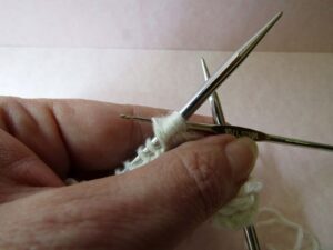 Gathered Stitch: Insert the Crochet Hook