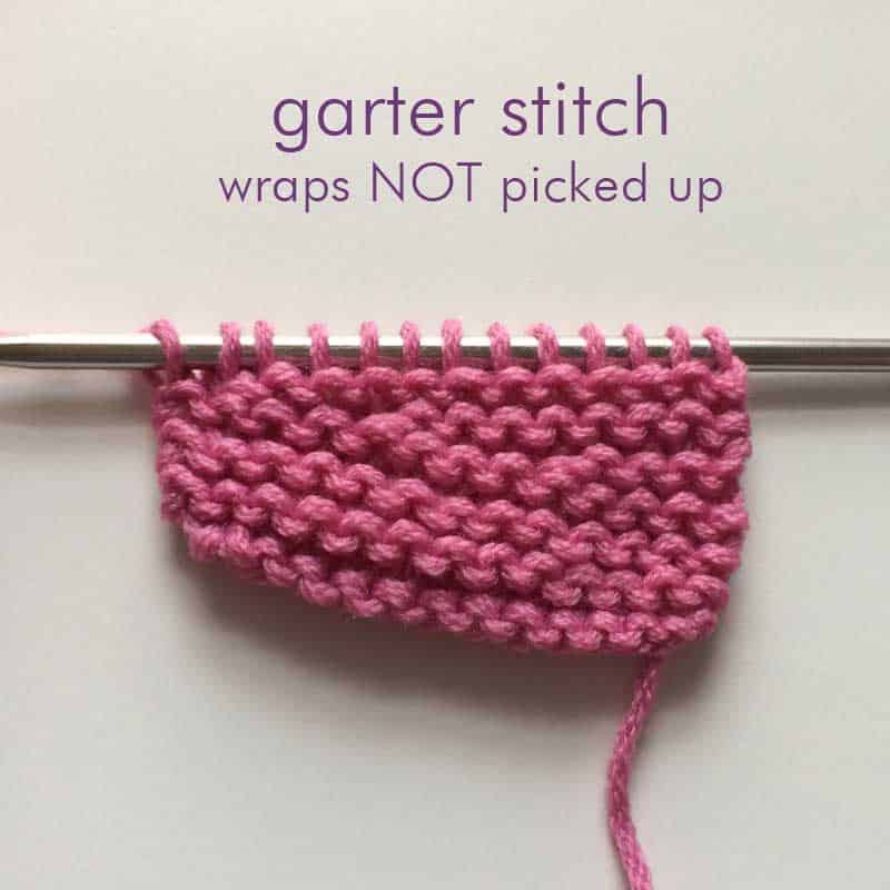 Tutorial: Short Rows in Garter Stitch - knotions