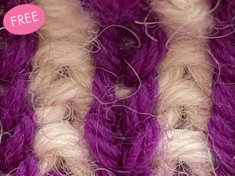 [Tutorial] Vertical Stripes Corrugated Ribbing knotions