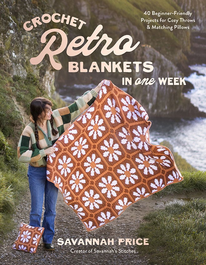 Crochet Retro Blankets book cover